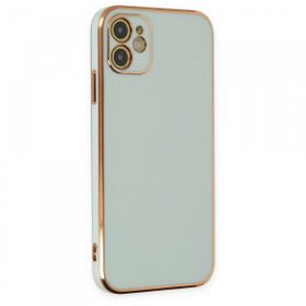 BSSM iPhone 12 Volet Silikon Açık Yeşil Kılıf