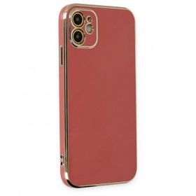 BSSM iPhone 12 Volet Silikon Kırmızı Kılıf