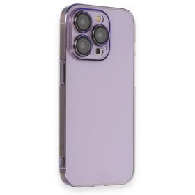 BSSM iPhone 13 Armada Lensli Kapak Lila Kılıf