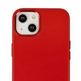 BSSM iPhone 13 Asya Deri Silikon Kırmızı Kılıf
