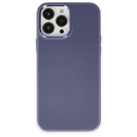 BSSM iPhone 13 Asya Deri Silikon Mor Kılıf