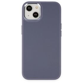 BSSM iPhone 13 Asya Deri Silikon Mor Kılıf