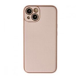 BSSM iPhone 13 Coco Deri Silikon Kapak Pudra Kılıf