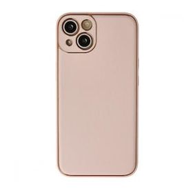 BSSM iPhone 13 Coco Deri Silikon Kapak Pudra Kılıf
