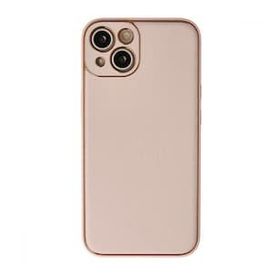 BSSM iPhone 13 Coco Deri Silikon Kapak Pudra Kılıf