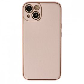 BSSM iPhone 13 Coco Deri Silikon Kapak Pudra Kılıf