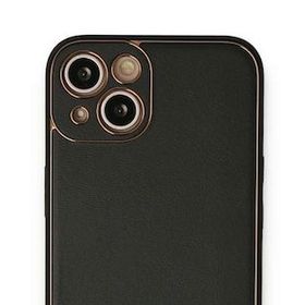 BSSM iPhone 13 Coco Deri Silikon Kapak Siyah Kılıf