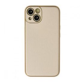 BSSM iPhone 13 Coco Gold Deri Silikon Kapak Kılıf