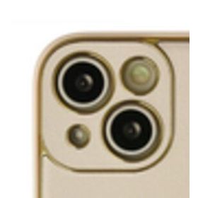 BSSM iPhone 13 Coco Gold Deri Silikon Kapak Kılıf