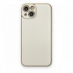 BSSM iPhone 13 Coco Karbon Silikon Beyaz Kılıf