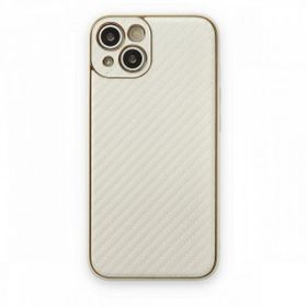 BSSM iPhone 13 Coco Karbon Silikon Beyaz Kılıf