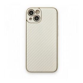 BSSM iPhone 13 Coco Karbon Silikon Beyaz Kılıf