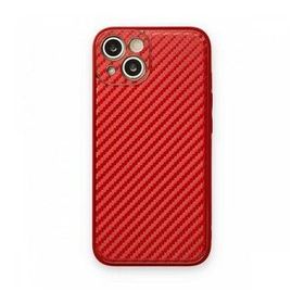 BSSM iPhone 13 Coco Karbon Silikon Kırmızı Kılıf