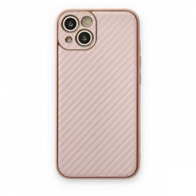 BSSM iPhone 13 Coco Karbon Silikon Pembe Kılıf