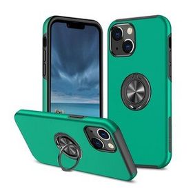 BSSM iPhone 13 Elit Yüzüklü Kapak Yeşil Kılıf
