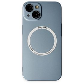 BSSM iPhone 13 Jack Magneticsafe Lens Silikon Sierra Blue Kılıf
