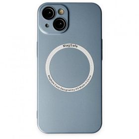 BSSM iPhone 13 Jack Magneticsafe Lens Silikon Sierra Blue Kılıf