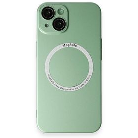 BSSM iPhone 13 Jack Magneticsafe Lens Silikon Yeşil Kılıf