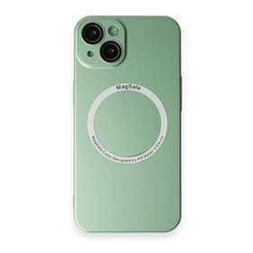 BSSM iPhone 13 Jack Magneticsafe Lens Silikon Yeşil Kılıf