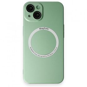 BSSM iPhone 13 Jack Magneticsafe Lens Silikon Yeşil Kılıf