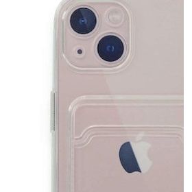 BSSM iPhone 13 Kart Şeffaf Silikon Şeffaf Kılıf