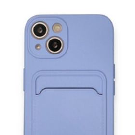 BSSM iPhone 13 Kelvin Kartvizitli Silikon Lila Kılıf