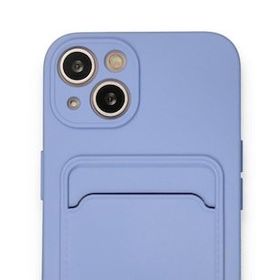BSSM iPhone 13 Kelvin Kartvizitli Silikon Lila Kılıf