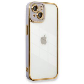 BSSM iPhone 13 Liva Lens Silikon Lila Kılıf
