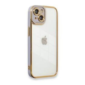 BSSM iPhone 13 Liva Lens Silikon Lila Kılıf