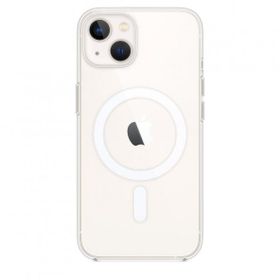 BSSM iPhone 13 Magneticsafe Şeffaf Silikon Şeffaf Kılıf