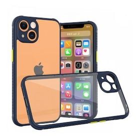 BSSM iPhone 13 Mini Miami Şeffaf Silikon Lacivert Kılıf