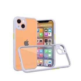 BSSM iPhone 13 Mini Miami Şeffaf Silikon Lila Kılıf