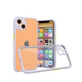 BSSM iPhone 13 Mini Miami Şeffaf Silikon Lila Kılıf