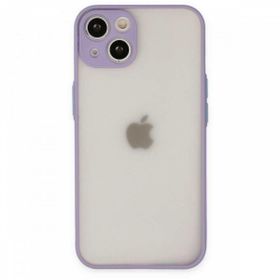 BSSM iPhone 13 Montreal Silikon Kapak Mor Kılıf