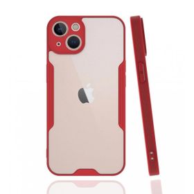 BSSM iPhone 13 Platin Silikon Kırmızı Kılıf