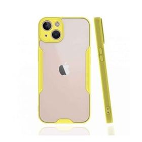 BSSM iPhone 13 Platin Silikon Sarı Kılıf