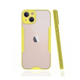 BSSM iPhone 13 Platin Silikon Sarı Kılıf