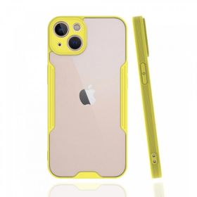 BSSM iPhone 13 Platin Silikon Sarı Kılıf