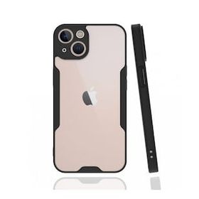 BSSM iPhone 13 Platin Silikon Siyah Kılıf