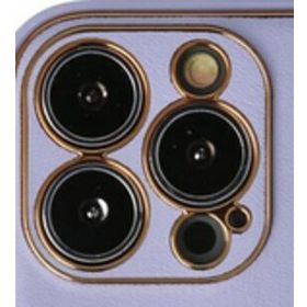 BSSM iPhone 13 Pro Coco Lila Deri Standlı Kapak Kılıf