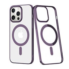 BSSM iPhone 13 Pro Element Magneticsafe Sert Kapak Derin Mor Siyah İnci Kılıf