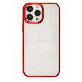BSSM iPhone 13 Pro Element Silikon Kırmızı Kılıf