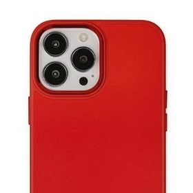 BSSM iPhone 13 Pro Kırmızı Asya Deri Silikon Kılıf