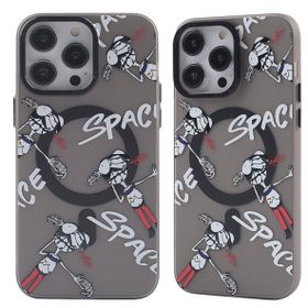 BSSM iPhone 13 Pro Magneticsafe Desenli Kapak Apollo Siyah 3 Kılıf