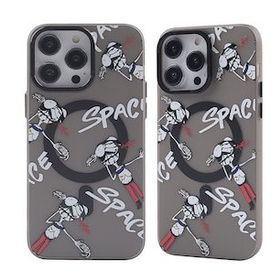 BSSM iPhone 13 Pro Magneticsafe Desenli Kapak Apollo Siyah 3 Kılıf