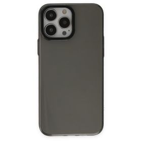 BSSM iPhone 13 Pro Max Anka PC Sert Metal Kapak Siyah Kılıf