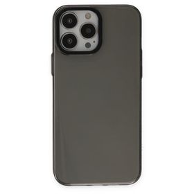 BSSM iPhone 13 Pro Max Anka PC Sert Metal Kapak Siyah Kılıf