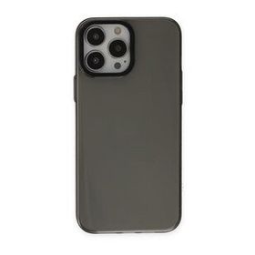 BSSM iPhone 13 Pro Max Anka PC Sert Metal Kapak Siyah Kılıf