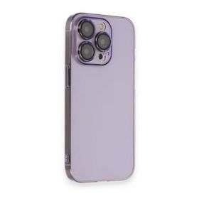 BSSM iPhone 13 Pro Max Armada Lensli Kapak Lila Kılıf