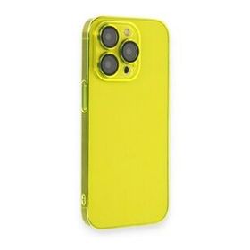 BSSM iPhone 13 Pro Max Armada Lensli Kapak Sarı Kılıf